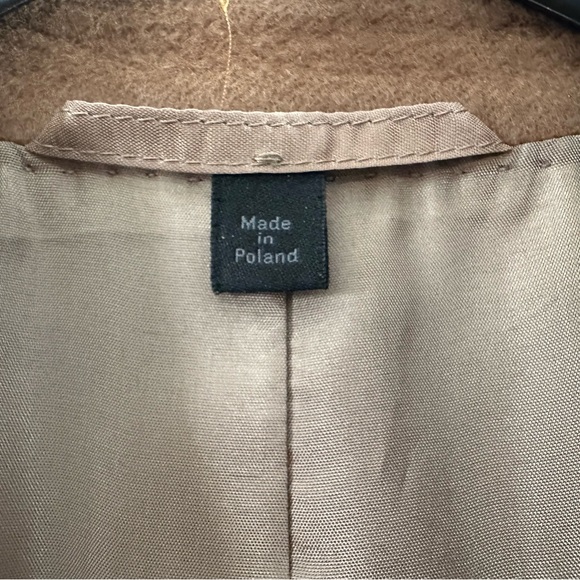 Hugo Boss Men Slim Fit Cashmere Button Down Coat - Picture 10 of 11